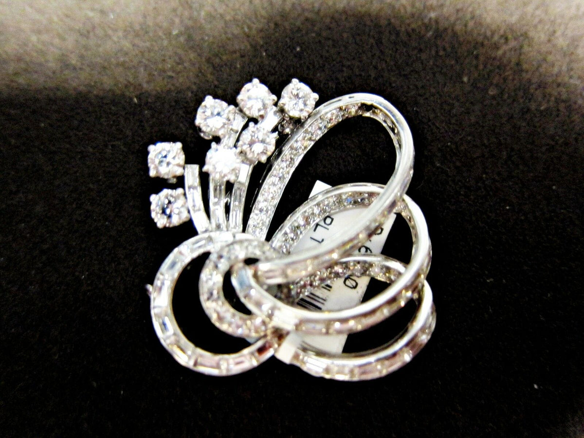 DIAMOND ANTIQUE PIN DIAMOND BROOCH DIAMOND ESTATE DIAMOND SET DIAMOND PIN
