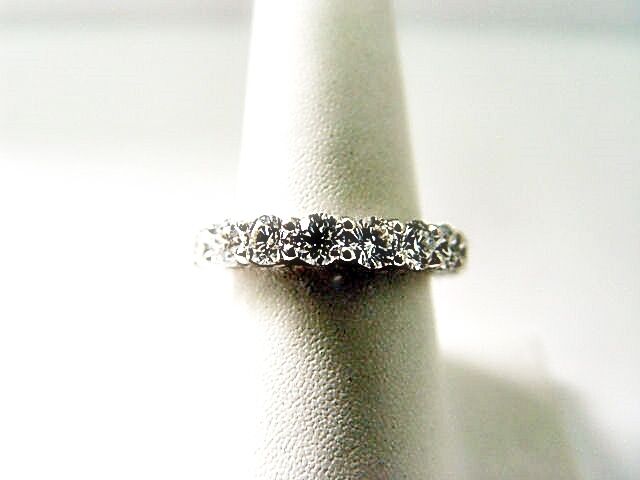 DIAMOND 18 ROUND BRILLIANT SH COMMON PRONG SET ETERNITY BAND DIAMOND ANNIVERSARY