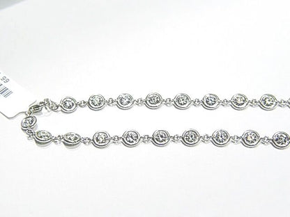 DIAMOND 48 STONE ROUND BR SHAPE BEZEL SET POLISH SET WHITE GOLD 7.99 CT G VS 1 2