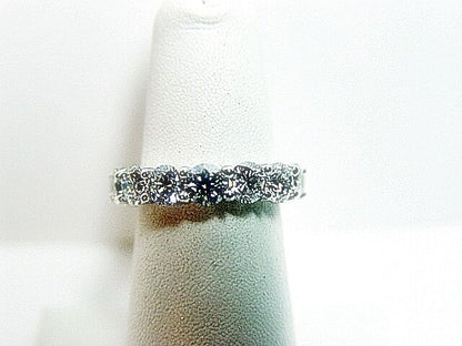 DIAMOND ROUND BR SHAPE ETERNITY SET BAND COMMON PRONG DIAMOND ETERNITY BAND