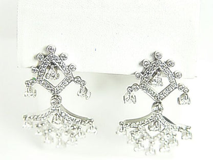DIAMOND ROUND BR SHAPE PRONG BEZEL SET DIAMOND PEAR DROP 8.57 CT 18 K WHITE