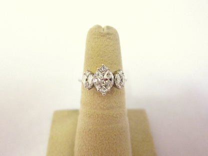 DIAMOND SIX MARQUISE SIX PRINCESS PRONG INVISIBLE SET