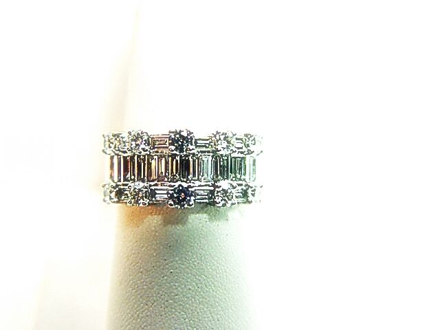 DIAMOND ROUND BR SHAPE 10 STONE BAGUETTE 24 STONE BAND