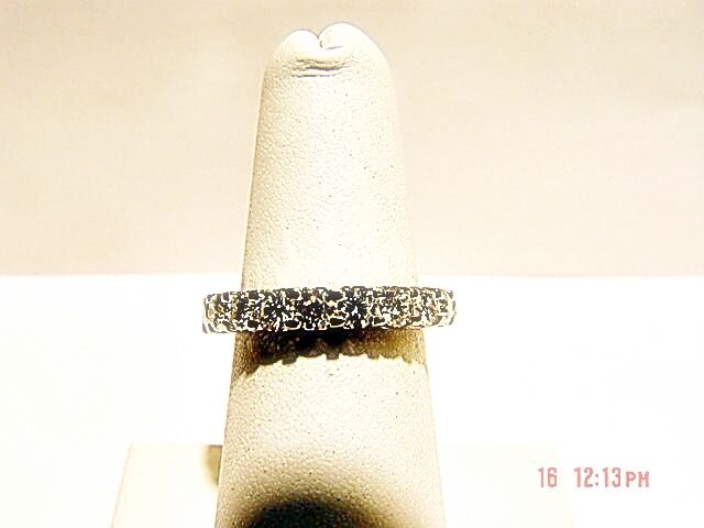 2.51 ct diamond round brilliant eternity band small portion 18 k white gold