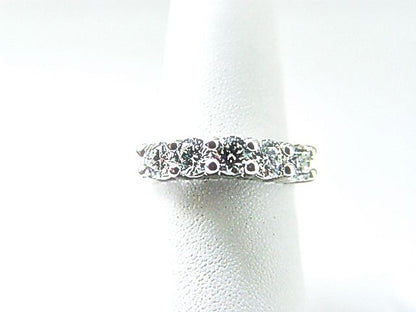 DIAMOND 5 ROUND BR SHAPE COMMON PRONG SET BAND DIAMOND BAND DIAMOND RING BAND
