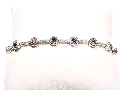 13 COLOR STONE CITRINE PINK SAPPHIRE BLUE TOPAZ PERIDOT AMETHYST 18 K