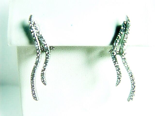 DIAMOND ROUND BR SHAPE EARRING WEAVE STYLE DIAMOND EARRING HUGGIE DANGLE STYLE