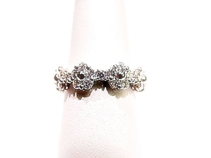DIAMONDS ARE BEAUTIFULLY SET ALL AROUND ETERNITY BAND