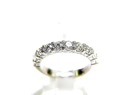 DIAMOND ROUND BRILLIANT COMMON PRONG SET BAND 10 STONE