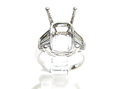 DIAMOND BAGUETTE SHAPE SETTING 4 PRONG SET FOR A 16.85