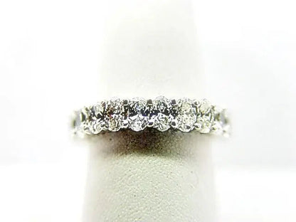 DIAMOND 23 STONE OVAL SHAPE ETERNITY SET DIAMOND BAND ANNIVERSARY BAND DIAMOND