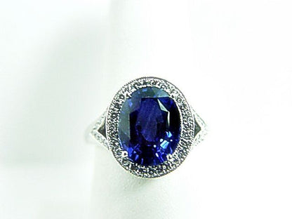 SAPPHIRE OVAL SHAPE 4.89 CT SIZE 6.25 BLUE 10.98X 8.57X 5.74MM DIAMOND