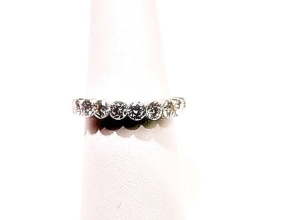 21 DIAMONDS ETERNITY BAND INVISBLE SET DIAMONDS NO PRONG DIAMOND BAND ETERNITY