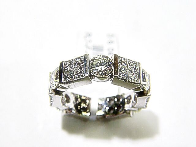 6 ROUND BRILLLIANT DIAMOND 24 PRINCESS DIAMOND ETERNITY