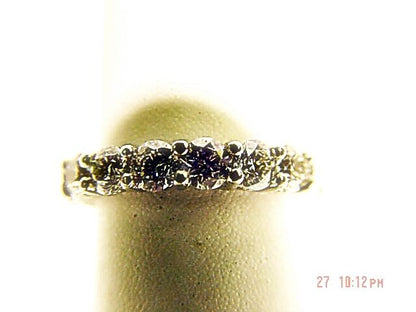 DIAMOND ROUND BRILLIANT SHAPE ETERNITY BAND 17 STONE 29 POINTER EACH STONE