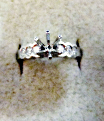 DIAMOND SETTING 6 STONE BEZEL SET 6 PRONG FOR 4.00 MM DIAMOND