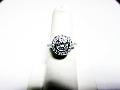 CERTIFIED .90 CT DIAMOND ROUND SHAPE BEZEL SET SIDE DIAMOND ROUND SHAPE .65 CT