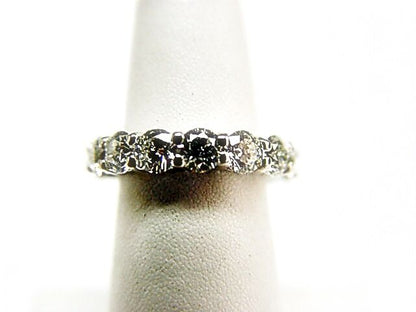 DIAMOND 16 ROUND BRILLIANT SH ETERNITY SET COMMON PRONG SET DIAMOND BAND