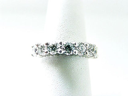 DIAMOND 7 ROUND BRILLIANT SH COMMON PRONG SET BAND DIAMOND RING DIAMOND BAND