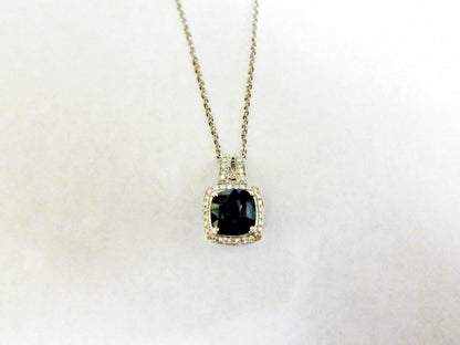 SAPPHIRE CUSHION SHAPE 9.41X9.15X6.51MM DIAMOND ROUND