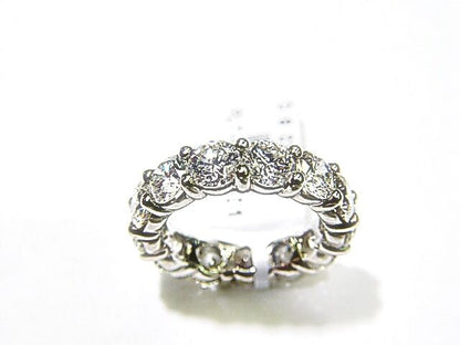DIAMOND BAND 13 ROUND BRILLIANT SHAPE DIAMOND ETERNITY BAND