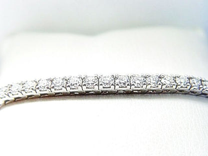 DIAMOND ROUND BRILLIANT SHAPE 4 PRONG SET DIAMOND TENNIS BRACELET