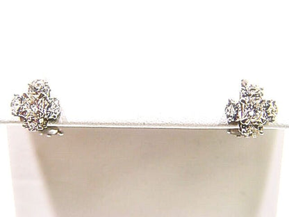 2 SETS OF 4 HALF MOON CUT DIAMOND 1 PRINCESS CUT CENTER