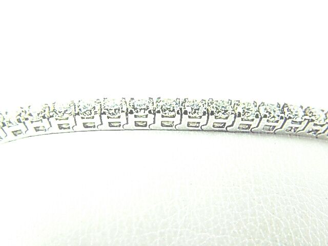 DIAMOND ROUND BR SHAPE 4 PRONG SET TENNIS BRACELET 46 DIAMOND SET BRACELET