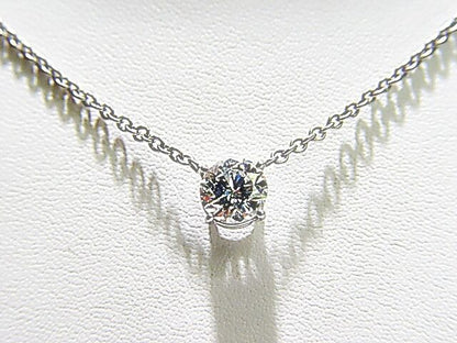 DIAMOND ROUND BR 4 PRONG SET PENDANT INCLUDED 16 INCH GOLD CHAIN