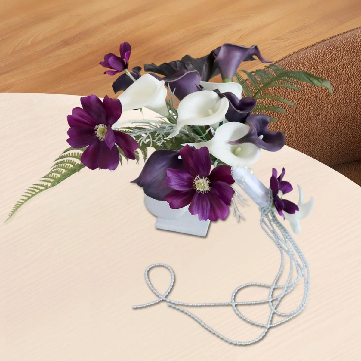 Artificial Calla Lily Flowers Wedding Bouquet Holding Flowers