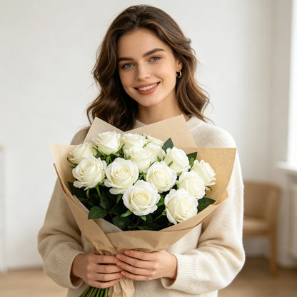 Artificial Flowers Silk Roses Home Vase Decora Room Yard Wedding Bridal Bouquet Mother's Day Graduation Gifts Festival Handmade