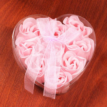 3/6/9 Heads Rose Soap Flower Bouquet Valentine'S Day Artificial Flower Bouquet Gift Women/Men Valentine Day Gift Wedding Decor