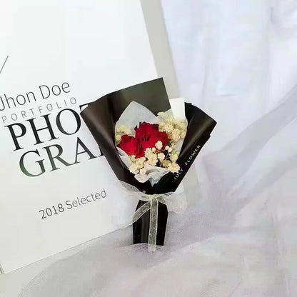 Preserved Baby's Breath Dried Flower Bouquet, Ins Popular Gypsophila, Birthday Gift for Best Friend Girlfriend, Home Decoration
