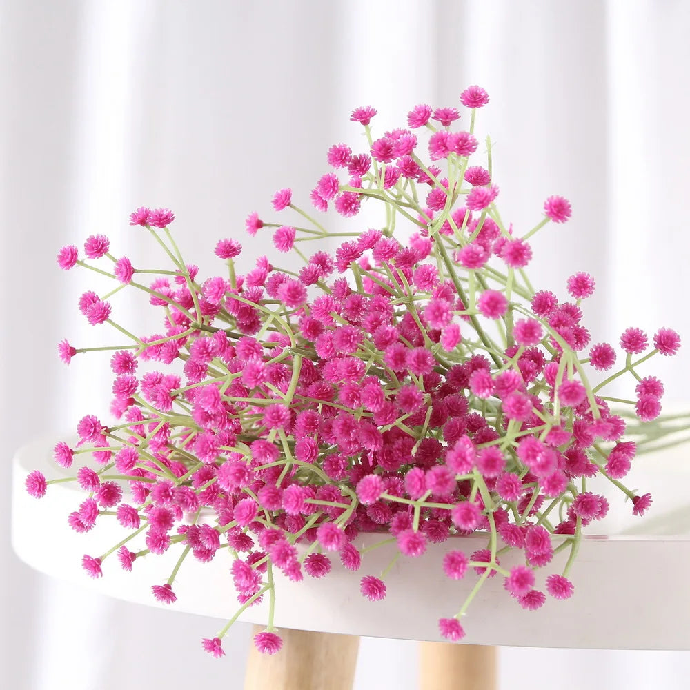 3/5/10pcs Gypsophila Artificial Flowers Gypsophila Fake Flower DIY Floral Bouquets Arrangement for Wedding Home Decor