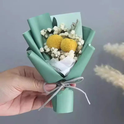 Preserved Baby's Breath Dried Flower Bouquet, Ins Popular Gypsophila, Birthday Gift for Best Friend Girlfriend, Home Decoration