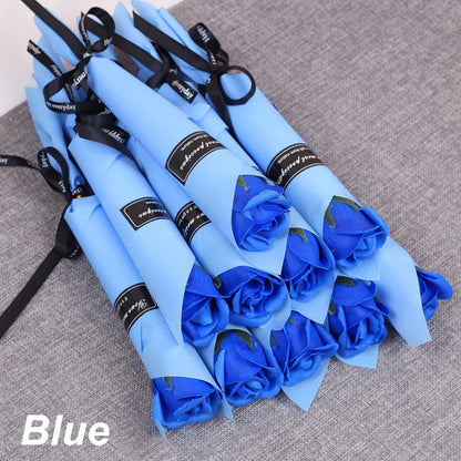 5/10/20 Pcs Red Rose Bouquet Artificial Flower Eternal Rose Valentine's Day Teacher's Day Mother's Day Gift Giving Bunch Flower