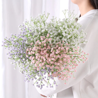 3/5/10pcs Gypsophila Artificial Flowers Gypsophila Fake Flower DIY Floral Bouquets Arrangement for Wedding Home Decor