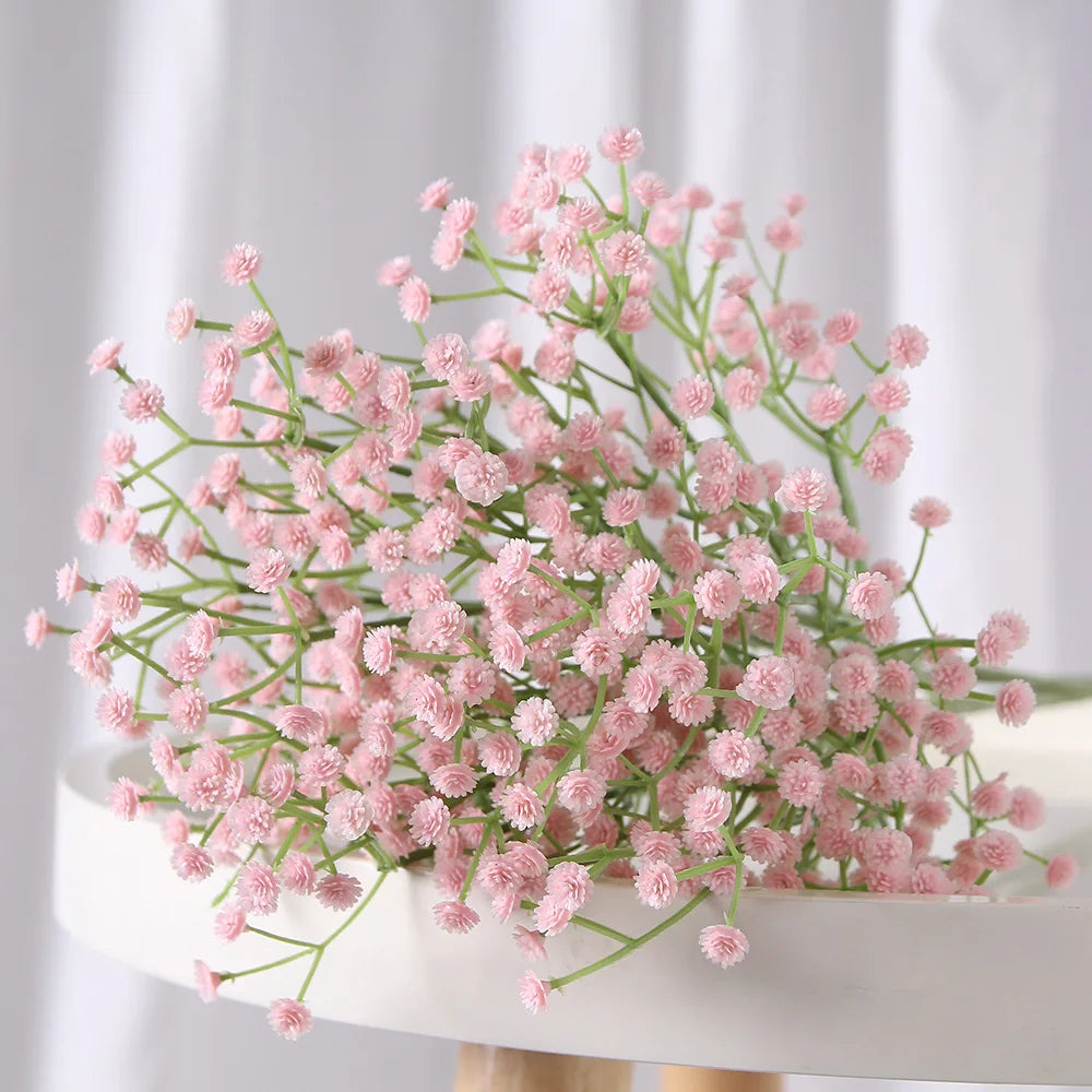 3/5/10pcs Gypsophila Artificial Flowers Gypsophila Fake Flower DIY Floral Bouquets Arrangement for Wedding Home Decor