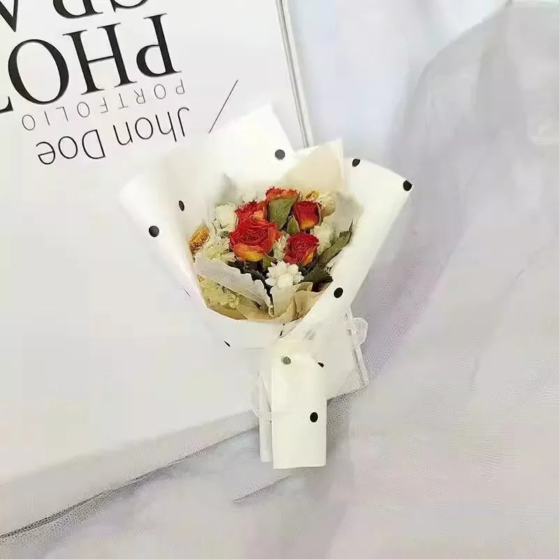 Preserved Baby's Breath Dried Flower Bouquet, Ins Popular Gypsophila, Birthday Gift for Best Friend Girlfriend, Home Decoration