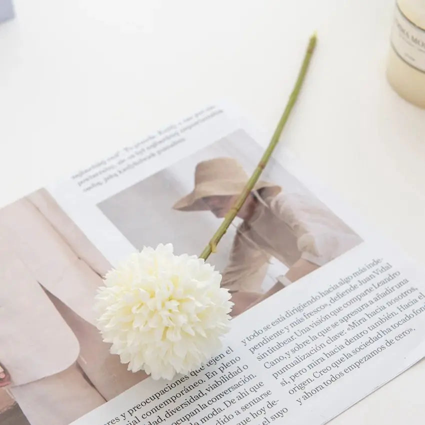 3/5PCS Artificial Flower Silk Dandelion Hydrangea Room Vase Wreaths Wedding Bouquet Bridal Festival Party Yard Accessories Decor