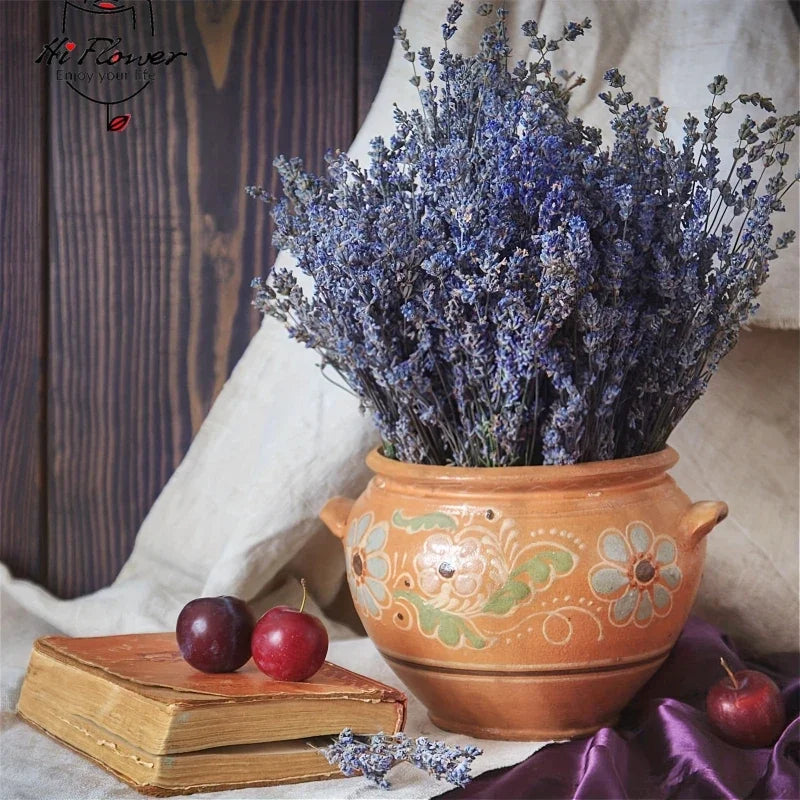 120g Fresh Dried Flowers Lavender Natural Bouquet Boho Home Decor Artificial Plants Gypsophila Wedding Valentines Day Decoration