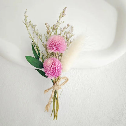 Preserved Flowers Vibrant Artificial Flowers Mini Bouquet Easy To Use Dried Flower Bouquet For Thoughtful Gifts Creative Home