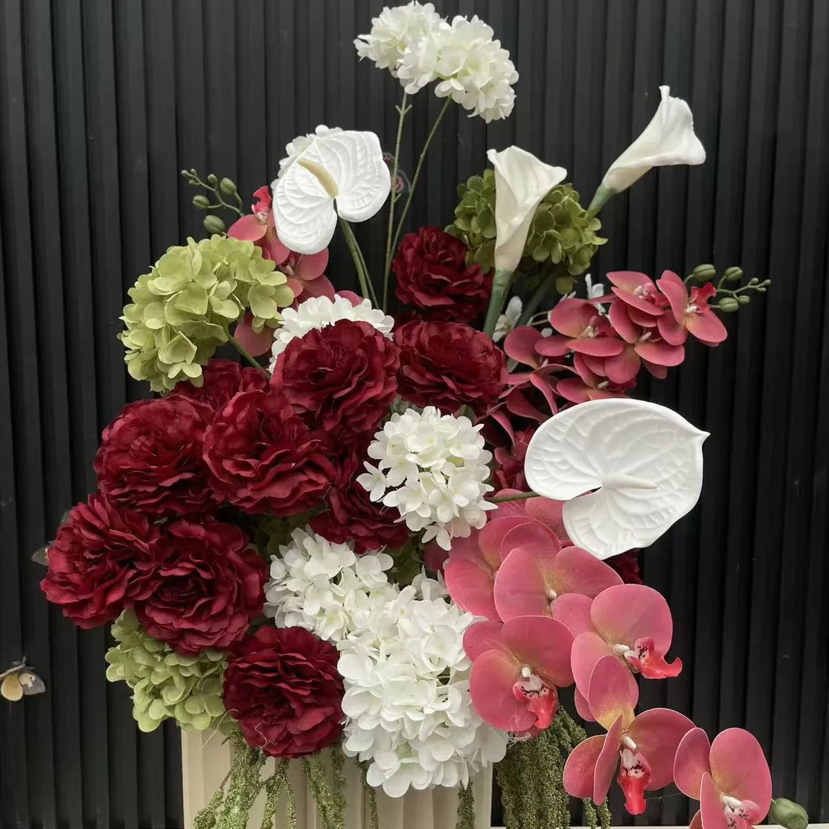 Wedding Props Artificial Flower Ball Luxury Floral Arrangements Table Centerpieces Flower Ball Road Lead Flower Prop Party Decor