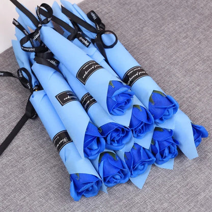 5/10/20 Pcs Red Rose Bouquet Artificial Flower Eternal Rose Valentine's Day Teacher's Day Mother's Day Gift Giving Bunch Flower