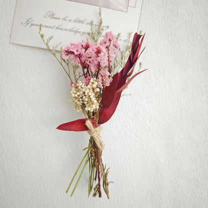 Preserved Flowers Vibrant Artificial Flowers Mini Bouquet Easy To Use Dried Flower Bouquet For Thoughtful Gifts Creative Home