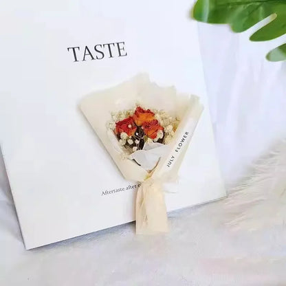 Preserved Baby's Breath Dried Flower Bouquet, Ins Popular Gypsophila, Birthday Gift for Best Friend Girlfriend, Home Decoration