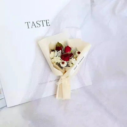 Preserved Baby's Breath Dried Flower Bouquet, Ins Popular Gypsophila, Birthday Gift for Best Friend Girlfriend, Home Decoration