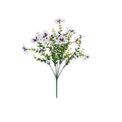 Artificial Silk Pansy Plants Outdoor Yard Event Party Holiday Wedding Bridal Bouquets Home Room Dining Table Vase DIY Decoration