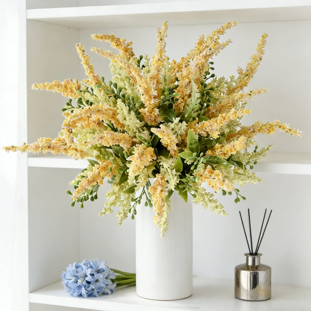 Artificial Silk Flowers Wedding Home Room Table Vase Outdoor Yard Holiday Party Bridal Bouquets Vases Props DIY Decorative Gifts