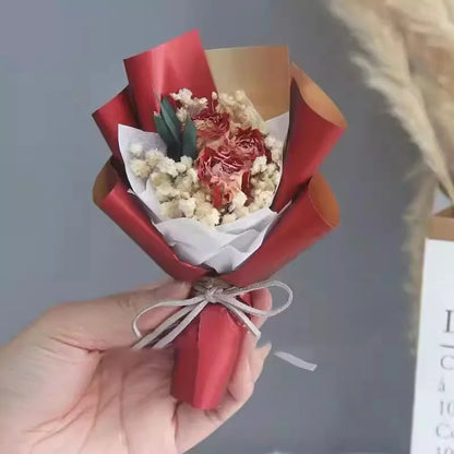 Preserved Baby's Breath Dried Flower Bouquet, Ins Popular Gypsophila, Birthday Gift for Best Friend Girlfriend, Home Decoration